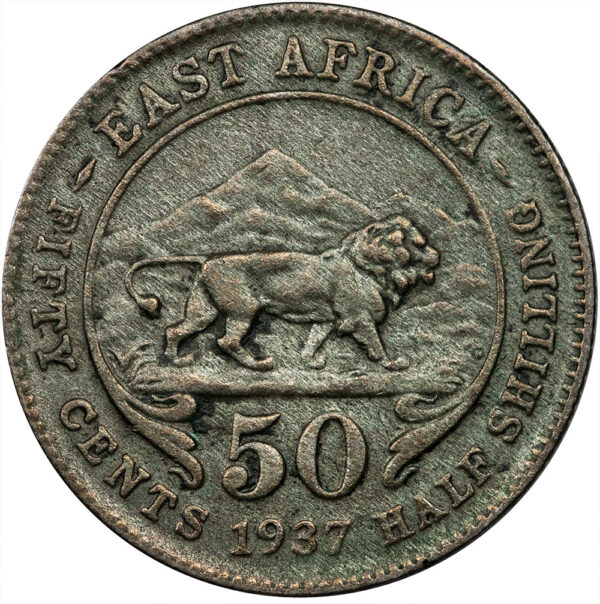 1937 50 Cents East Africa