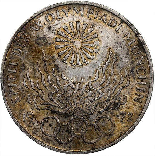 1972 10 Deutsche Mark Germany Silver