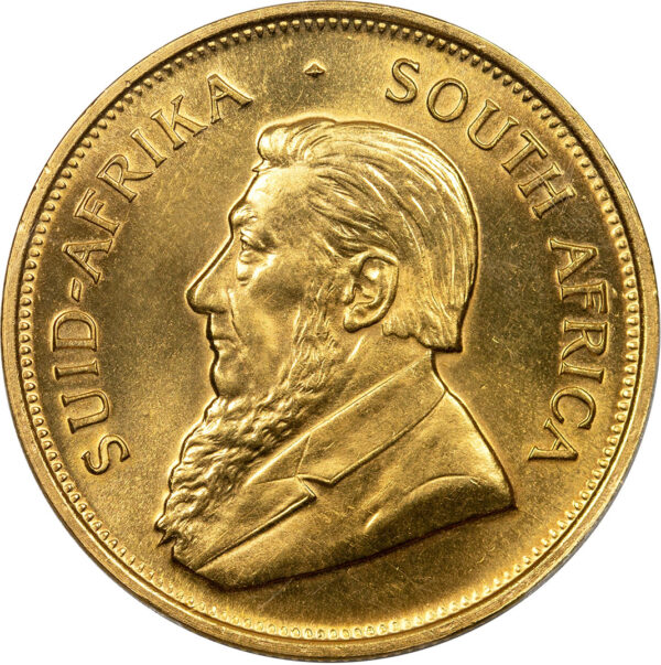 1975 Krugerrand 1 Ounce Gold PCGSMS65