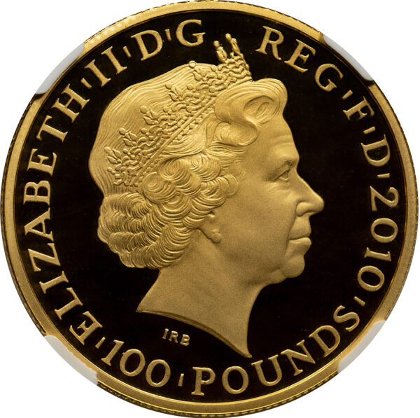 2010 100 Pounds PCGSPF70 ULTRA CAMEO - Image 2