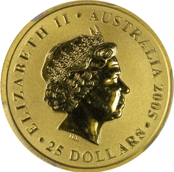 2005 $25 Gold Australia PCGS MS66 - Image 2