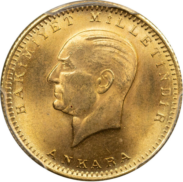 1923/47 100 Kurus Turkey PCGS MS64