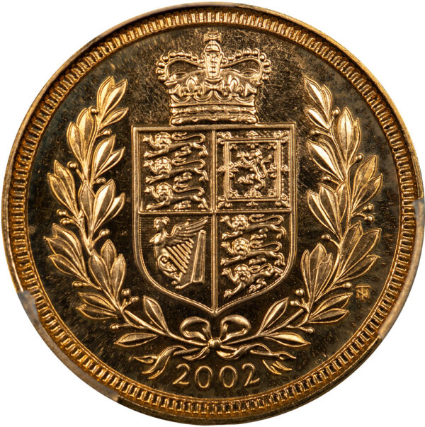 2002 Half Sovereign Great Britain PCGS 67
