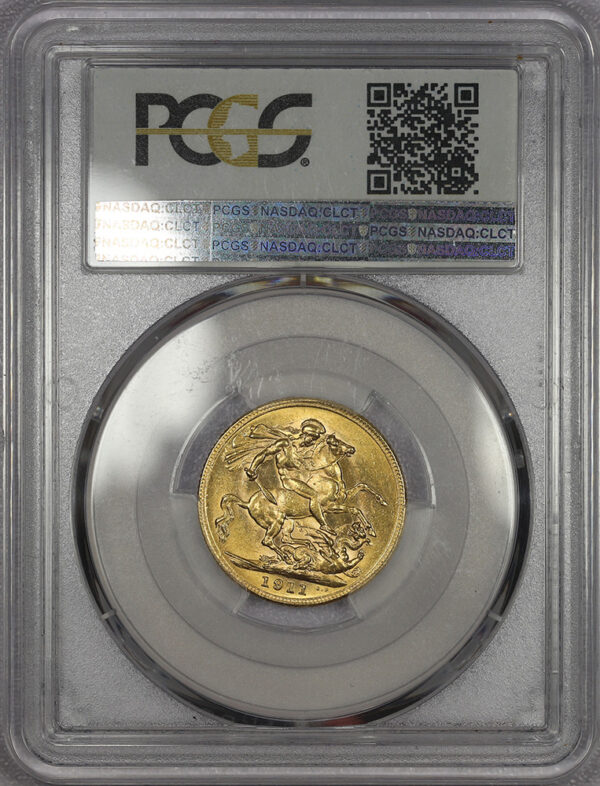 1911 Sovereign Australia PCGS MS63 - Image 2