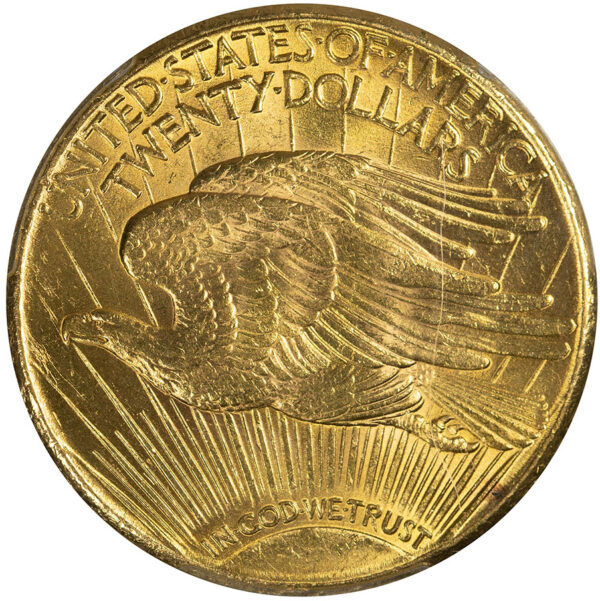 1925 $20 χρυσό Eagle USA PCGSMS63 - Image 2
