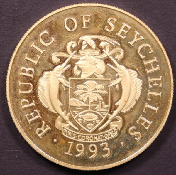25 RUPEES REPUBLIC OF SEYCHELLES 1993