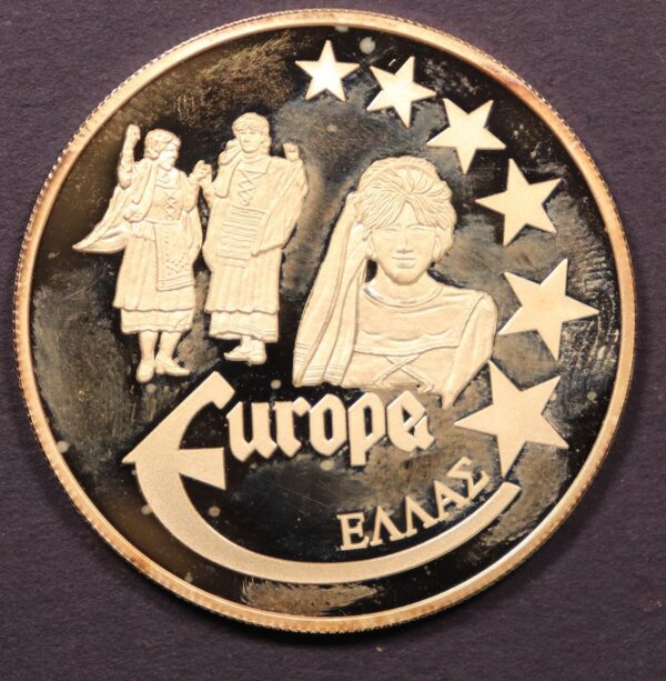 EUROPE HELLAS 2000 TOKEN SILVER 999 - Image 2