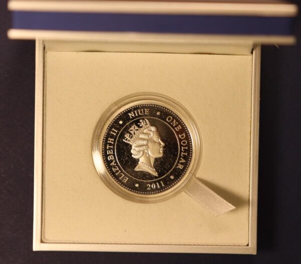 1 DOLLAR 2011 ELIZABETH II CAVE OF CHAUVET