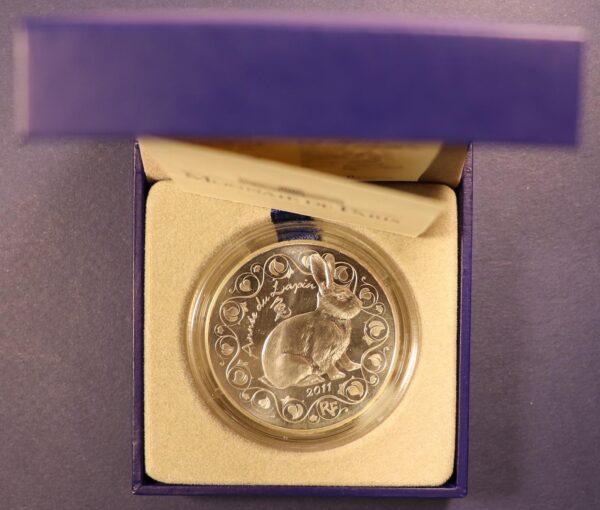 5 EURO YEAR OF THE RABBIT 2011 No 02131