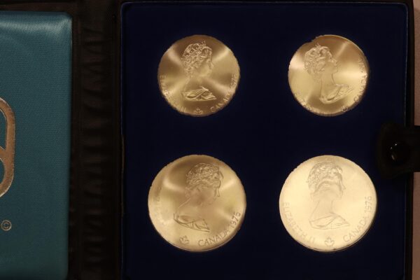 CANADA SILVER OLYMPIC COINS SET MONTREAL 1976 SOUVENIR ISSUE - Image 3