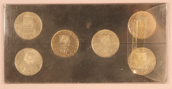 500 DRACHMA HELLAS OLYMPIC COINS SET 2000 - Image 2