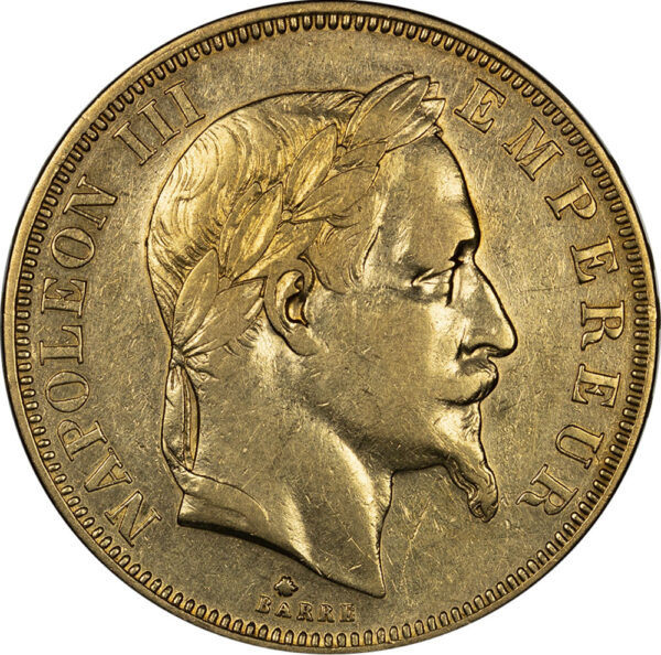 1865 50 Francs - Napoleon III Gold