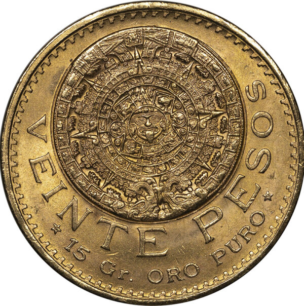 1959 20 Pesos Gold (15gr Pure Gold)