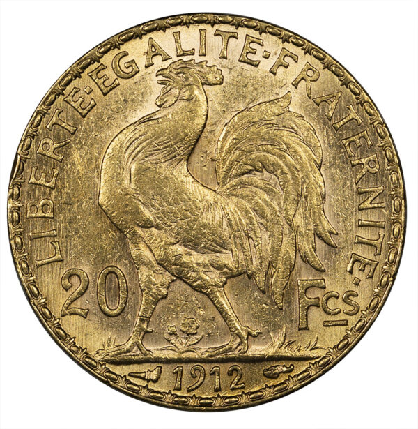 1912 20 Francs France UNC - Image 2