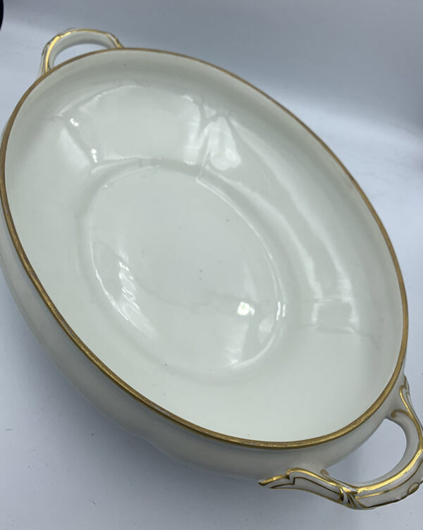 Antique Grand Dept E. Bourgeoisn Paris Porcelain Tureen Oval Dish - Image 2