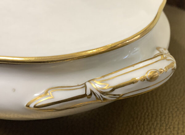 Antique Grand Dept E. Bourgeoisn Paris Porcelain Tureen Oval Dish - Image 10