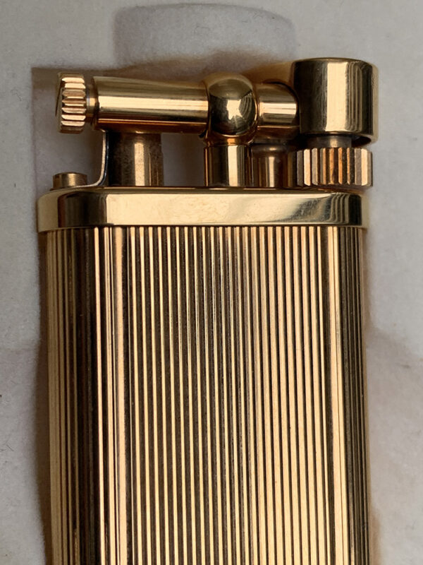 Αναπτήρας Alfred Dunhill Gold Plated Butane Table Lighter - Image 12