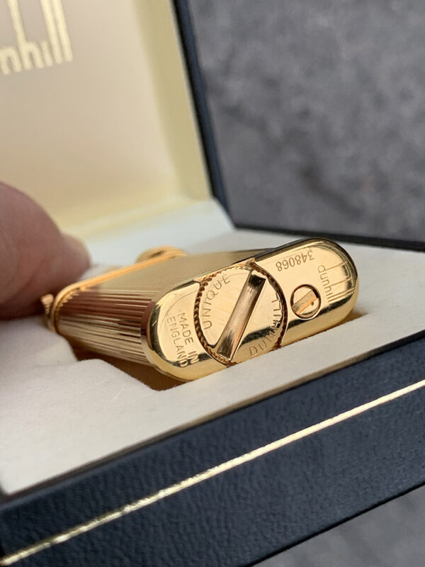 Αναπτήρας Alfred Dunhill Gold Plated Butane Table Lighter - Image 11