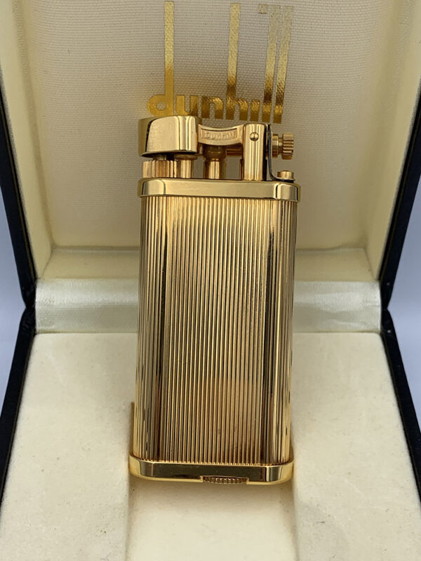 Αναπτήρας Alfred Dunhill Gold Plated Butane Table Lighter - Image 9
