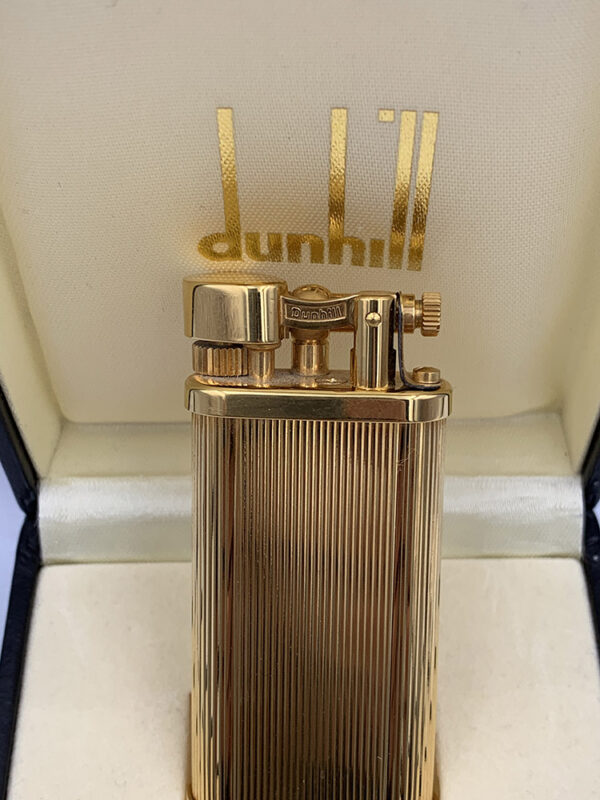 Αναπτήρας Alfred Dunhill Gold Plated Butane Table Lighter - Image 8