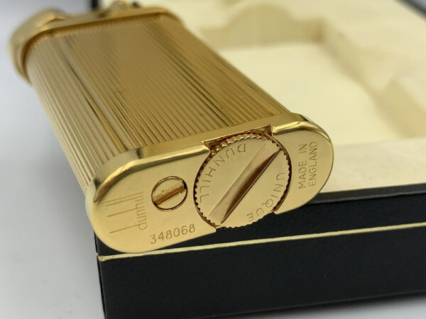 Αναπτήρας Alfred Dunhill Gold Plated Butane Table Lighter - Image 7