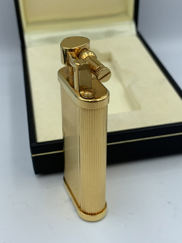 Αναπτήρας Alfred Dunhill Gold Plated Butane Table Lighter - Image 5