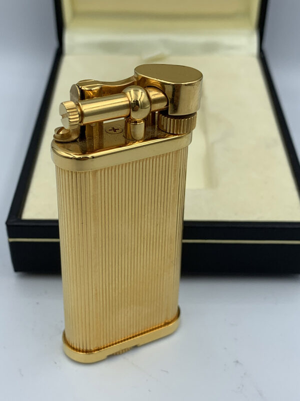 Αναπτήρας Alfred Dunhill Gold Plated Butane Table Lighter - Image 4