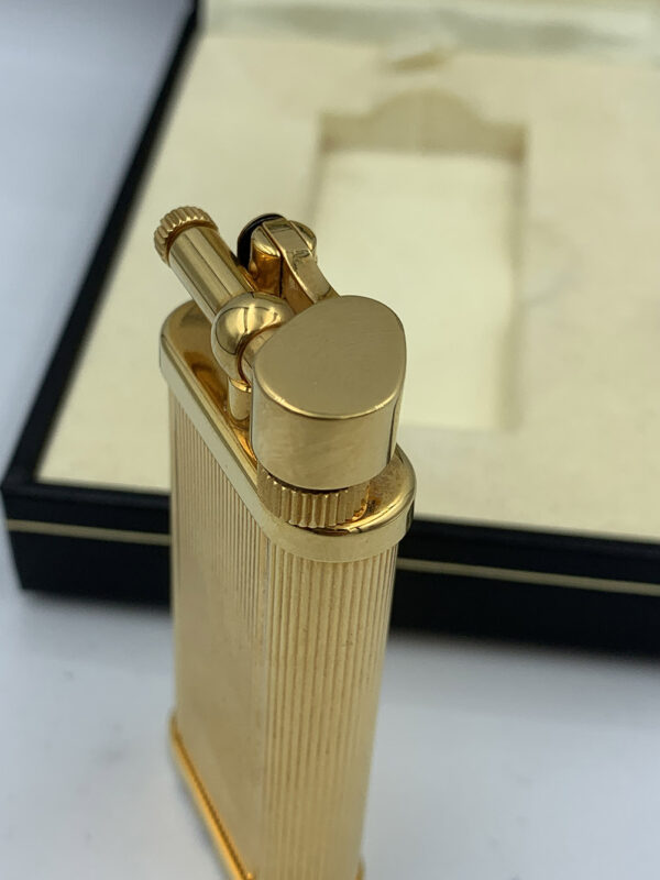 Αναπτήρας Alfred Dunhill Gold Plated Butane Table Lighter - Image 3