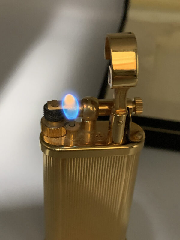 Αναπτήρας Alfred Dunhill Gold Plated Butane Table Lighter - Image 2
