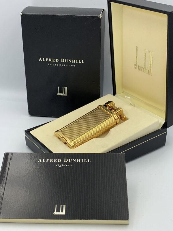 Αναπτήρας Alfred Dunhill Gold Plated Butane Table Lighter