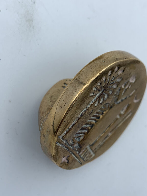 Vintage Bronze & Silver paperweights - Image 3