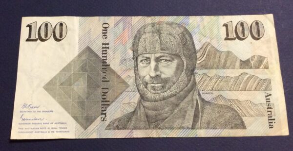 100 DOLLARS AUSTRALIA NoZDH 387838 GB2