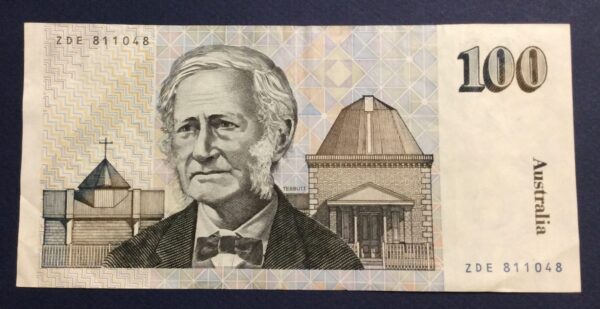100 DOLLARS AUSTRALIA No ZDE 811048 GB3 - Image 2