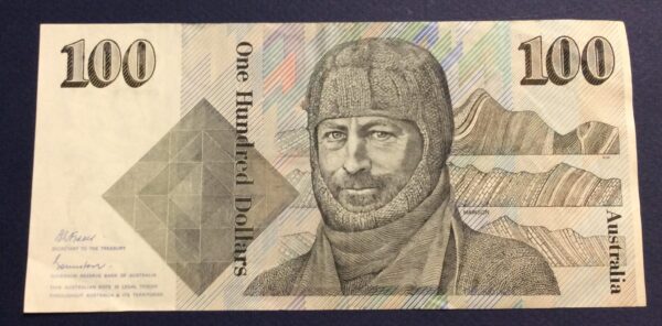 100 DOLLARS AUSTRALIA No ZDE 811048 GB3