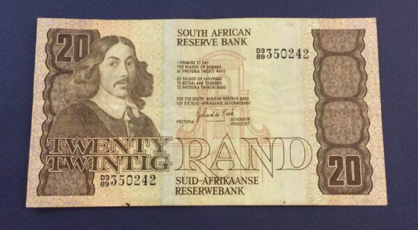 20 RAND SOUTH AFRICA No 350242 GB88