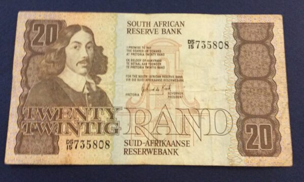 20 RAND SOUTH AFRICA No 735808 GB89