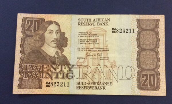 20 RAND SOUTH AFRICA No 823211 GB84
