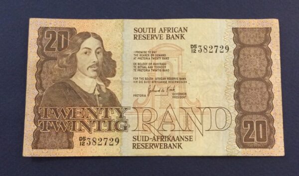 20 RAND SOUTH AFRICA No 382729 GB83