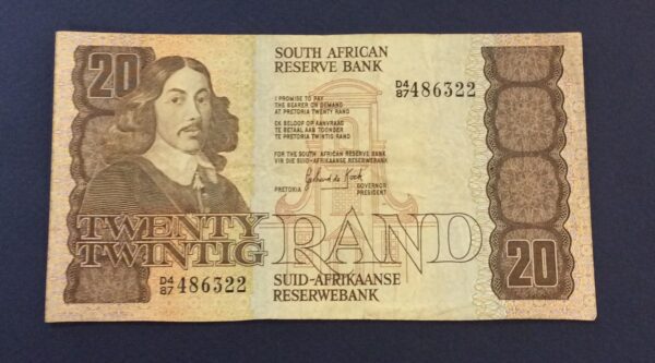 20 RAND SOUTH AFRICA No 486322 GB82