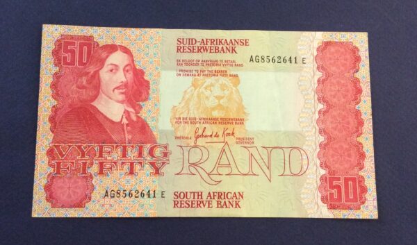 50 RAND SOUTH AFRICA No 8562641 GB94