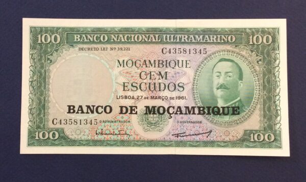100 ESCUDOS MOSAMBIQUE GB113