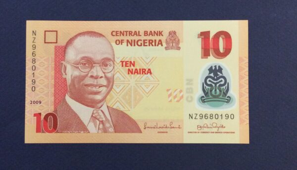 10 NAIRA NIGERIA GB95