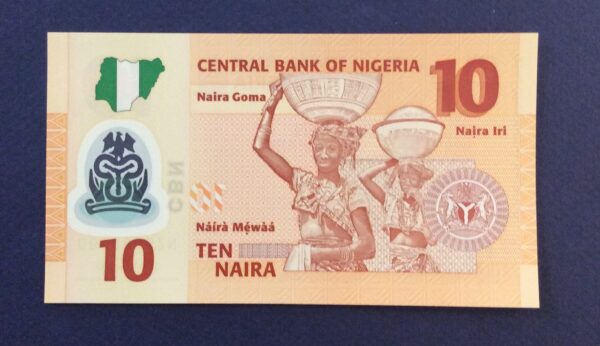 10 NAIRA NIGERIA GB95 - Image 2