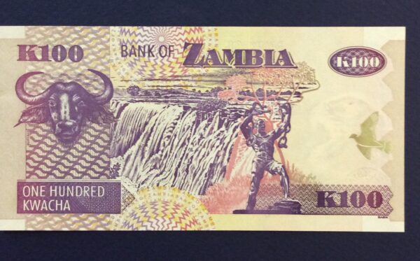 100 KWACHA ZAMBIA GB114 - Image 2