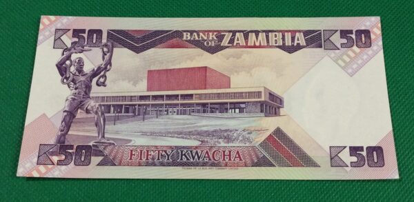 50 KWACHA ZAMBIA GB97 - Image 2
