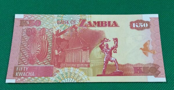 5O KWACHA ZAMBIA GB98 - Image 2