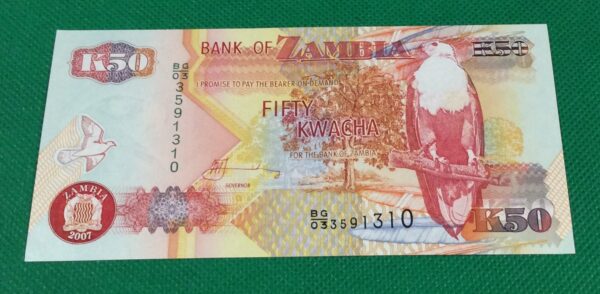 5O KWACHA ZAMBIA GB98