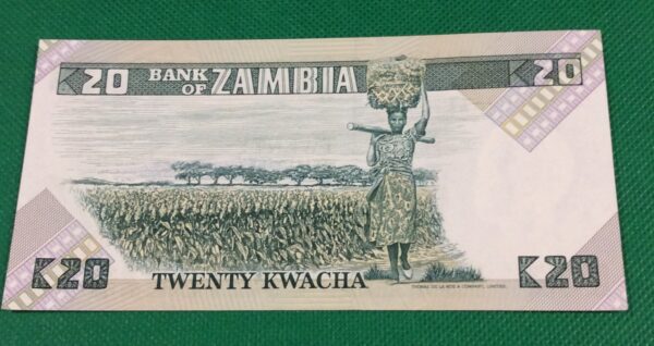 20 KWACHA ZAMBIA GB14 - Image 2