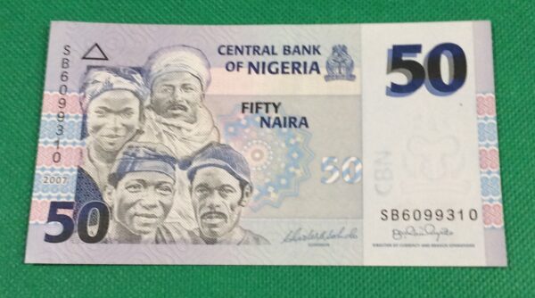 50 NAIRA NIGERIA GB15