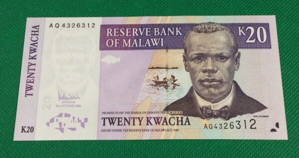 20 KWACHA MALAWI GB21